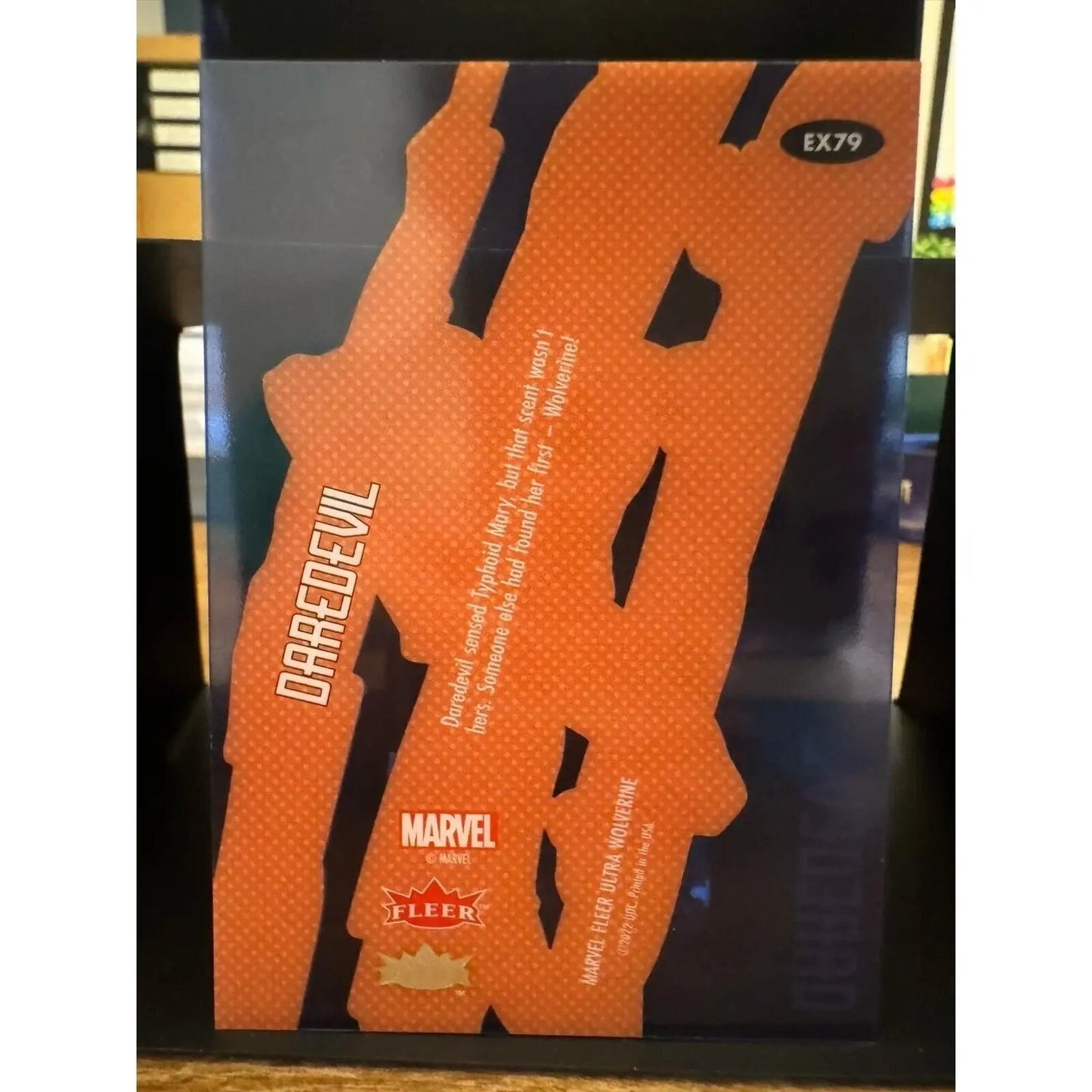 Daredevil Blue Parallel ExCentury Insert EX79 Fleer Ultra Wolverine 22/79 - MOD Shop LLC