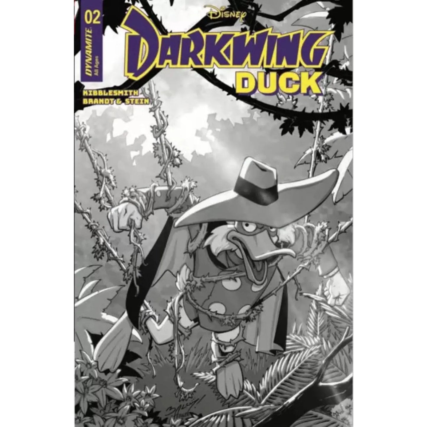 Darkwing Duck Vol. 2 2I Mark Bagley Incentive B&W Variant (1:10) - MOD Shop LLC