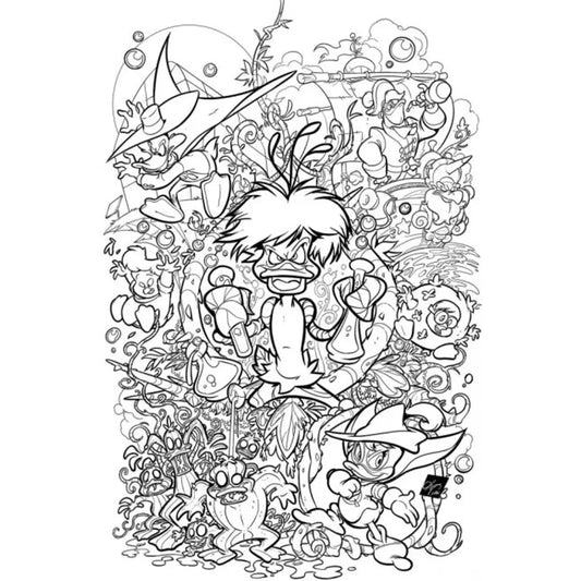 Darkwing Duck Vol. 2 2K Ciro Cangialosi Incentive Sketch Variant (1:15) - MOD Shop LLC