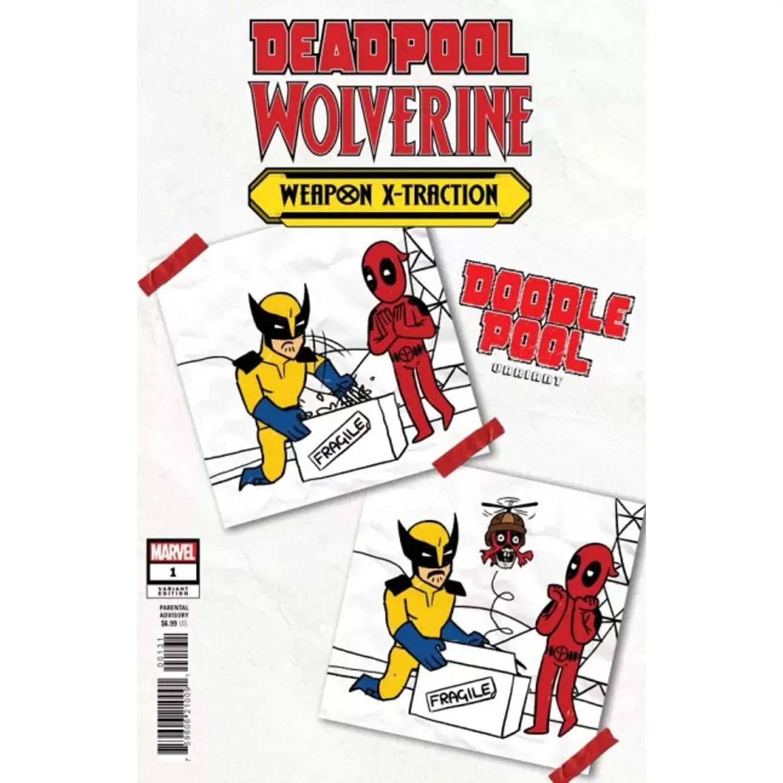 Deadpool / Wolverine: Weapon X - Traction 1C Doodlepool Variant - MOD Shop LLC