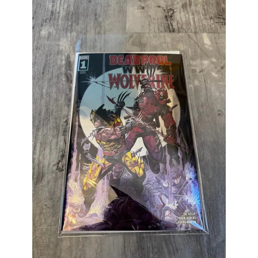Deadpool & Wovlerine WWIII 1 Silver Foil Variant Whatnot Exclusive LTD 1000 - MOD Shop LLC