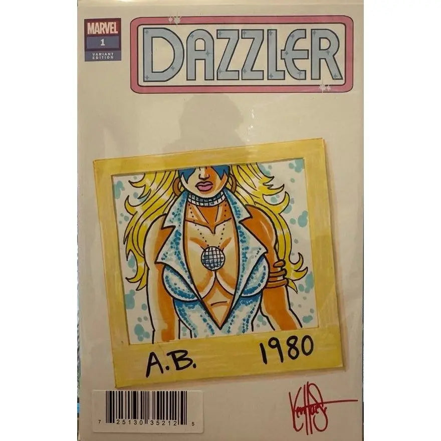 DF DAZZLER 1 HAESER SGN & REMARKED 1989 HOMAGE SKETCH - MOD Shop LLC