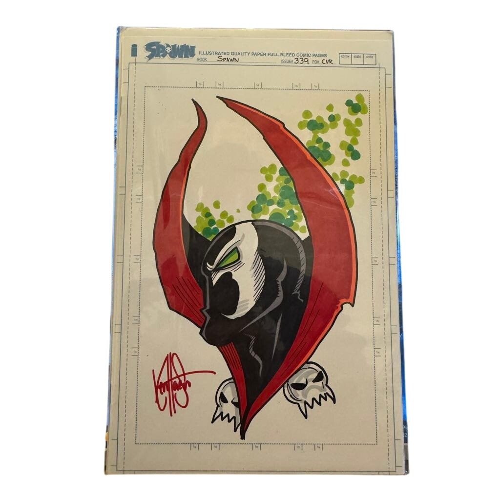 DF SPAWN 339 HAESER Signed Remarked SKETCH Cover - Limited Edition - MOD Shop LLC