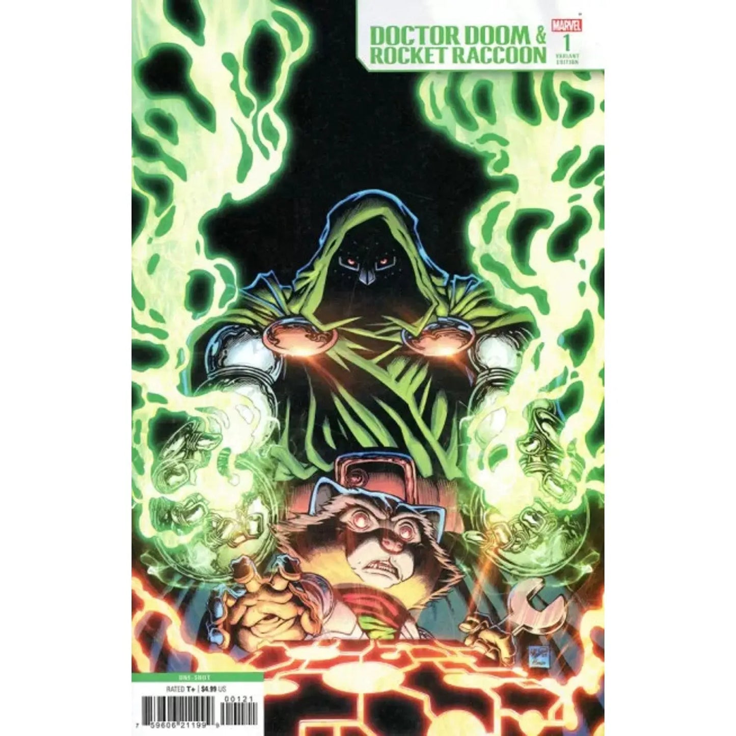 Doctor Doom & Rocket Raccoon 1B Will Robson Variant - MOD Shop LLC