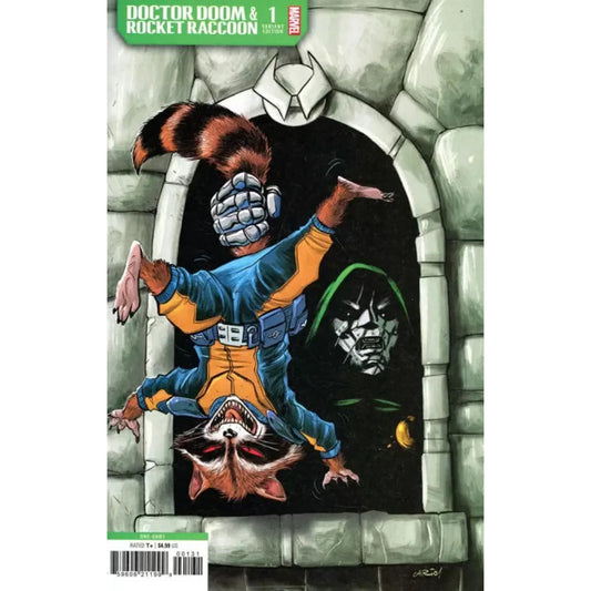 Doctor Doom & Rocket Raccoon 1C Ario Anindito Windowshades Variant - MOD Shop LLC