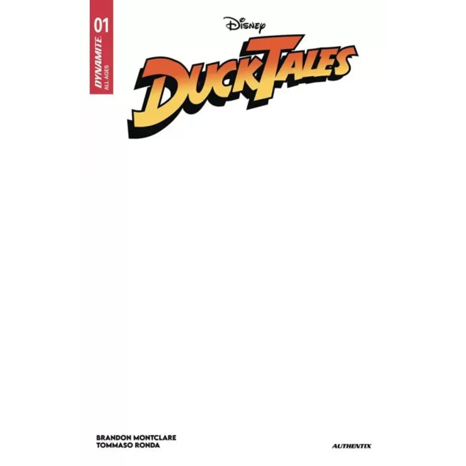 Ducktales (Dynamite Entertainment) 1H Blank Variant - MOD Shop LLC