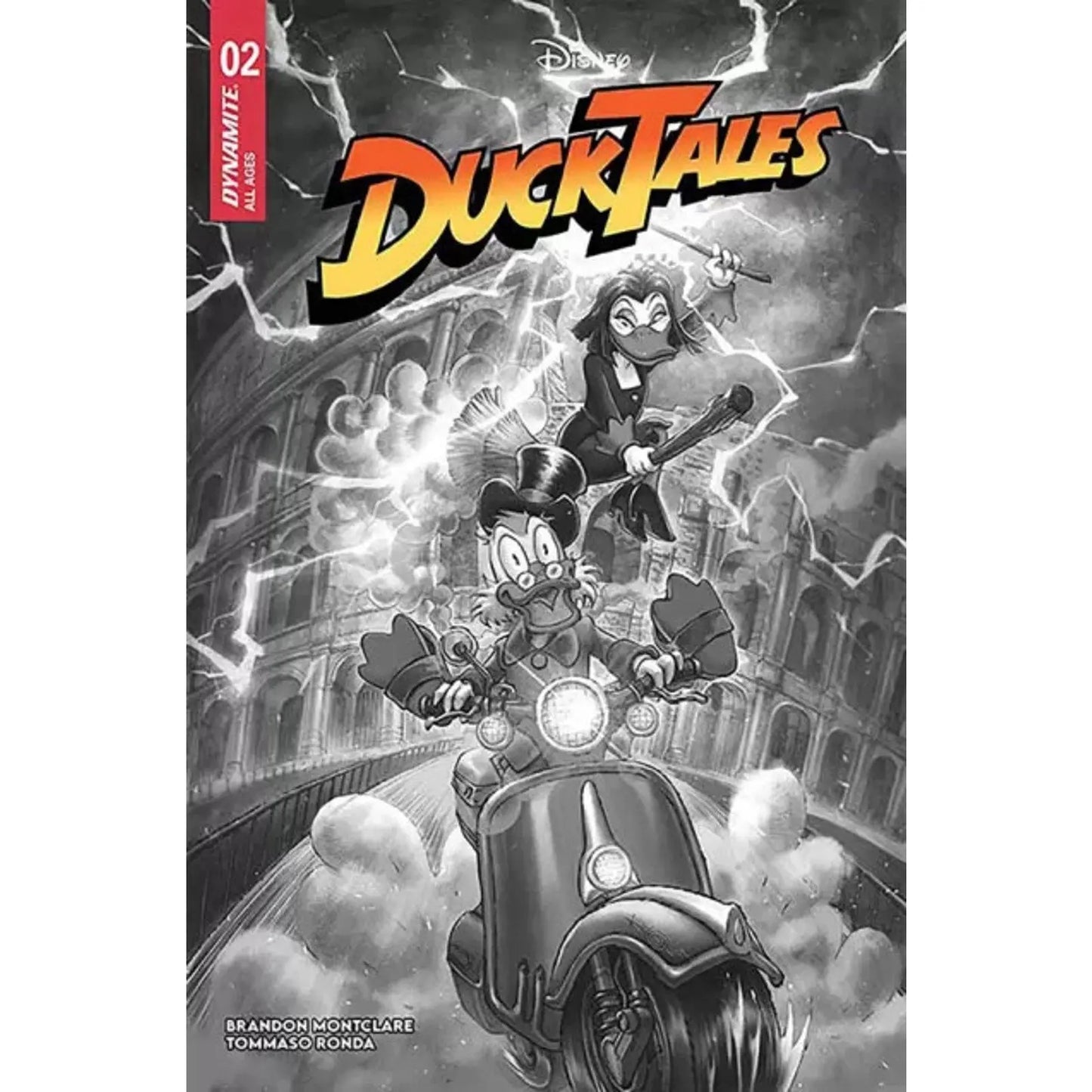 Ducktales (Dynamite Entertainment) 2R Alan Quah Incentive B&W Variant - MOD Shop LLC