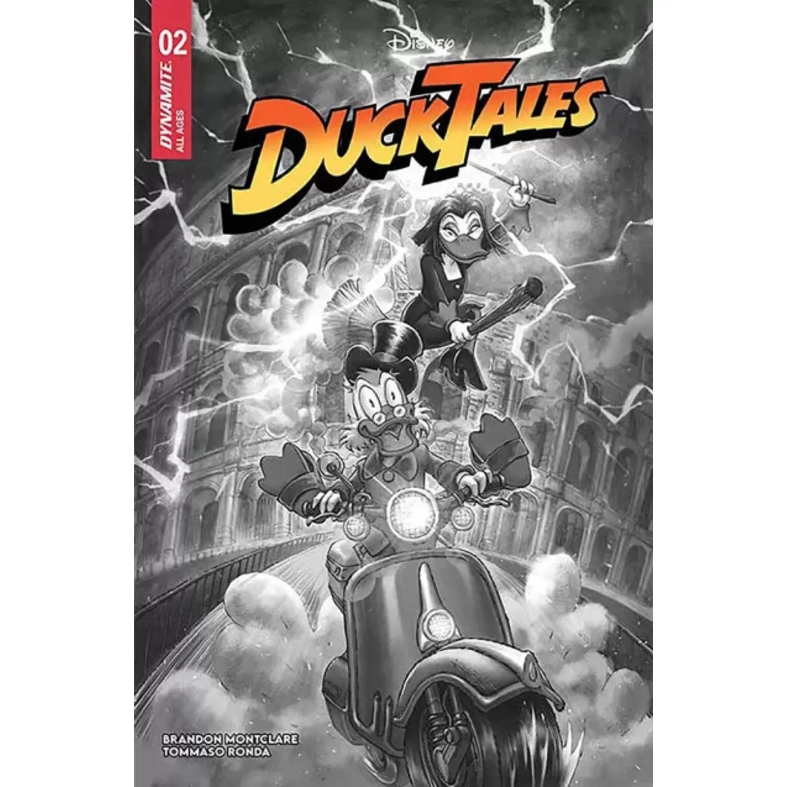 Ducktales (Dynamite Entertainment) 2R Alan Quah Incentive B&W Variant - MOD Shop LLC