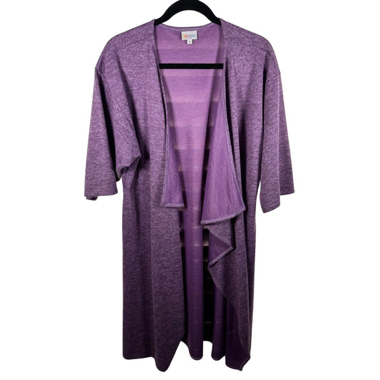 LulaRoe - Shirley - M - Geometric Multicolor Sheer Coverup