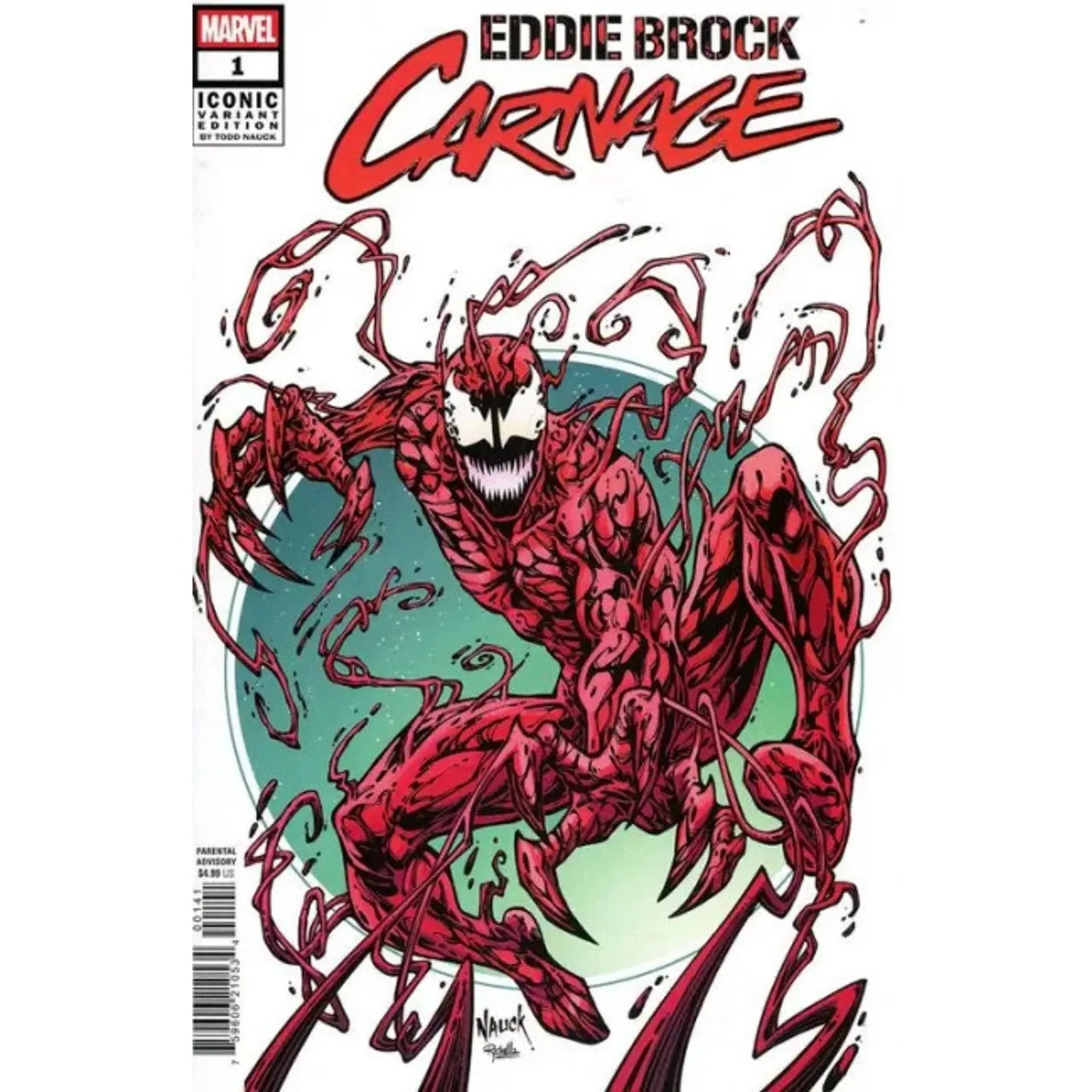 Eddie Brock: Carnage 1D Todd Nauck Iconic Variant - MOD Shop LLC