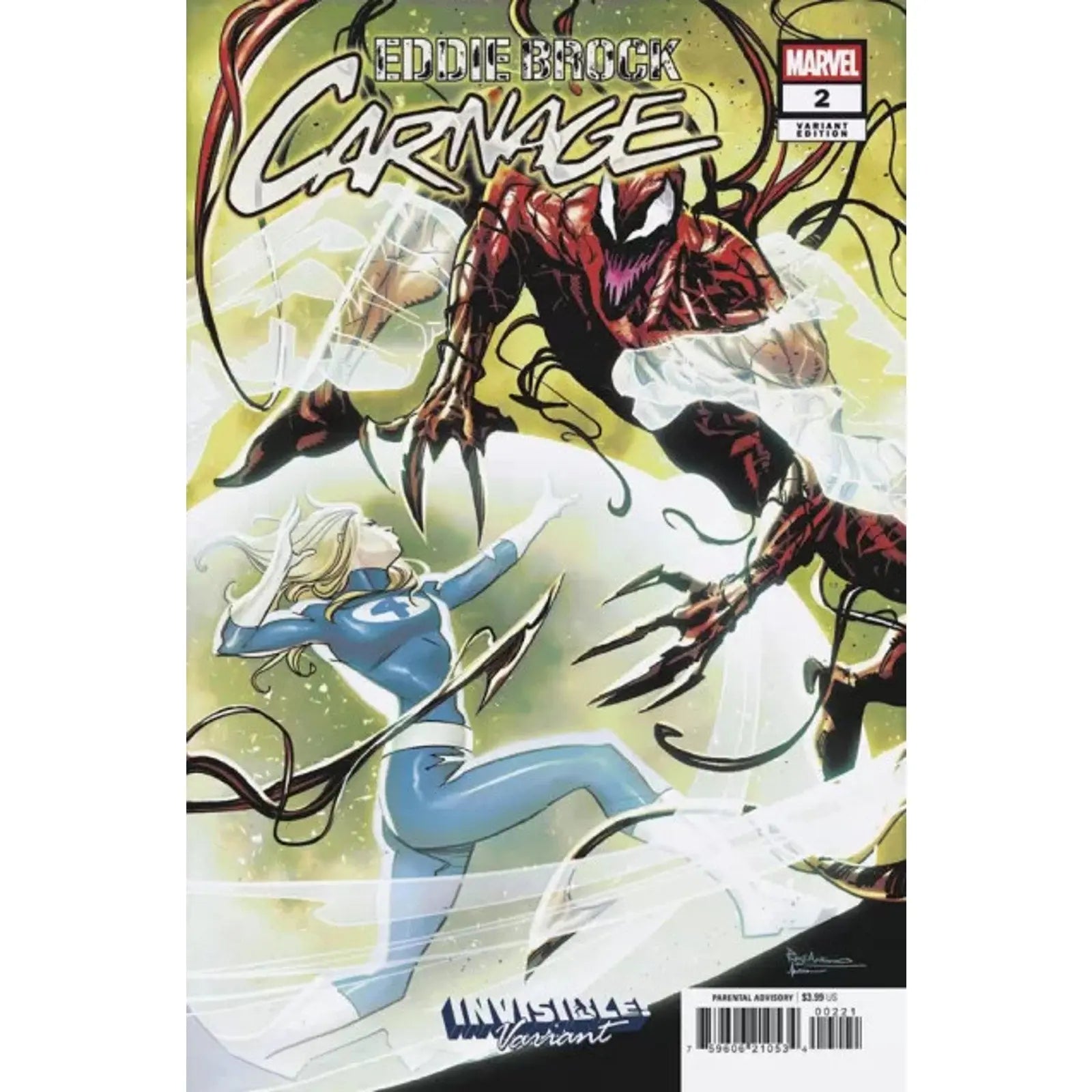 Eddie Brock: Carnage 2B RogÃª AntÃ´nio Invisible Variant - MOD Shop LLC