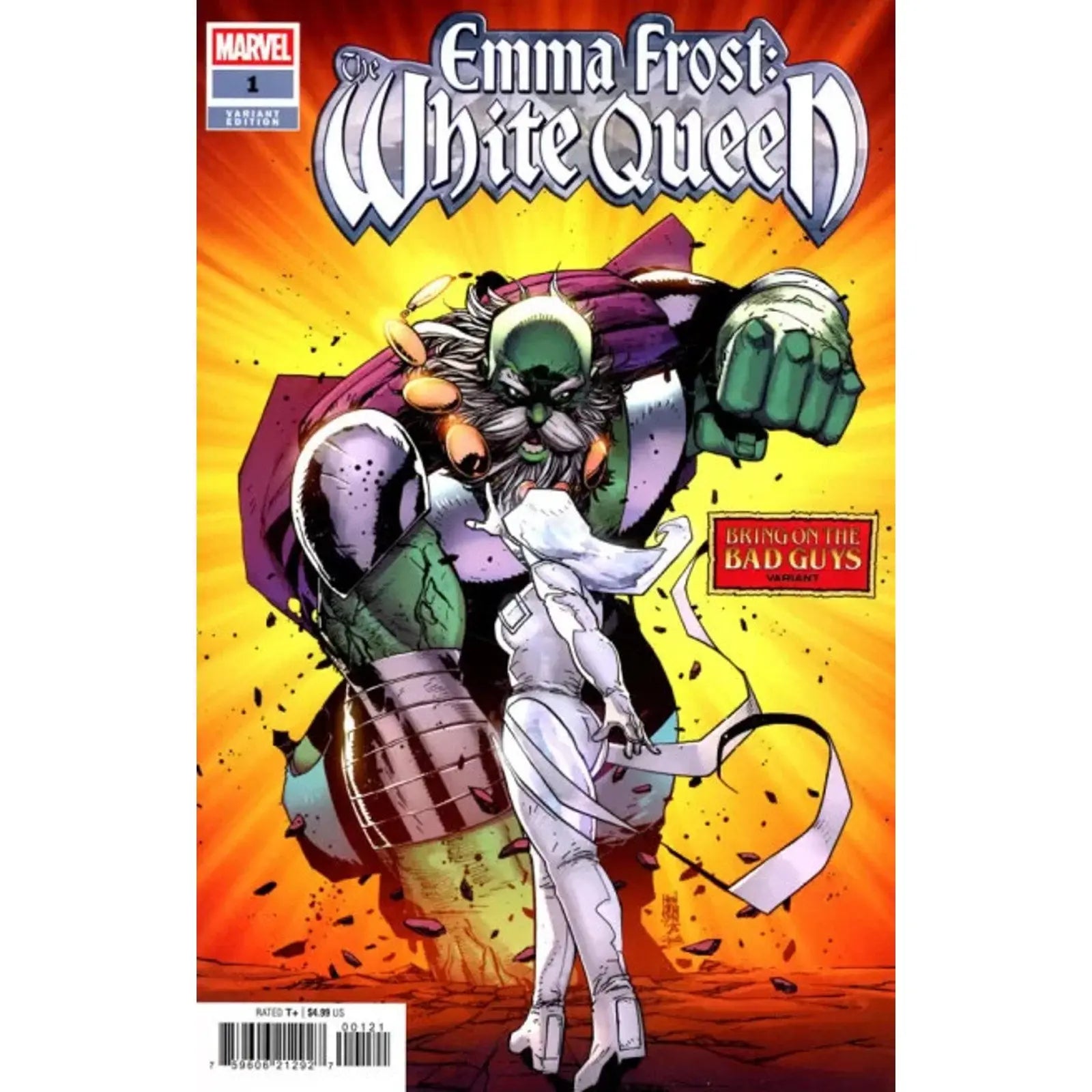 Emma Frost: The White Queen 1B Mike Henderson Bring on the Bad Guys Variant - MOD Shop LLC