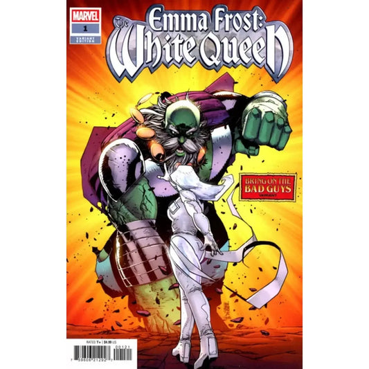 Emma Frost: The White Queen 1B Mike Henderson Bring on the Bad Guys Variant - MOD Shop LLC