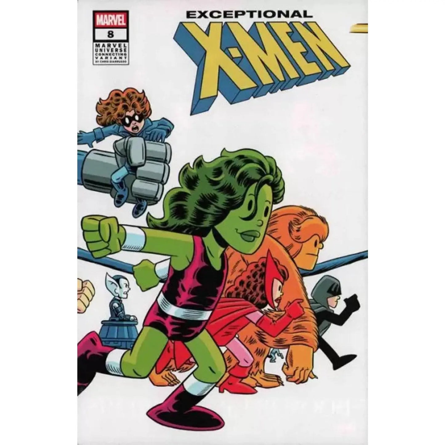 Exceptional X - Men 8B Chris Giarrusso Marvel Universe Connecting Variant - MOD Shop LLC
