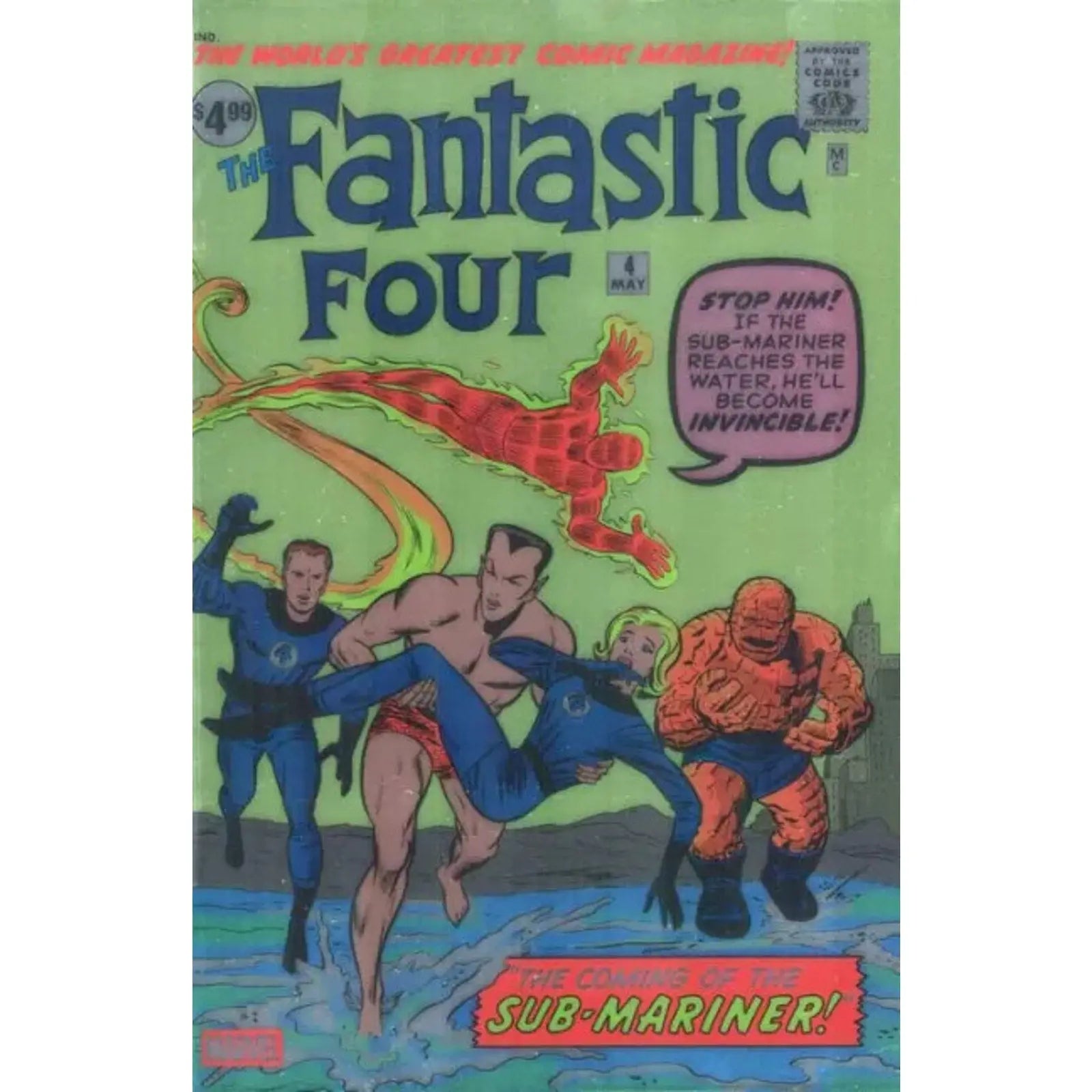 Fantastic Four, Vol. 1 4D Facsimile Foil Variant - MOD Shop LLC