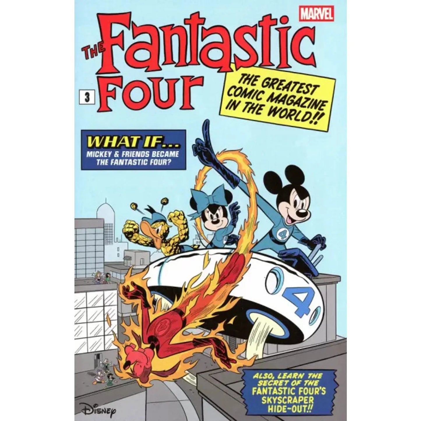 Fantastic Four, Vol. 7 28D Francesco D'Ippolito Disney What If Variant - MOD Shop LLC