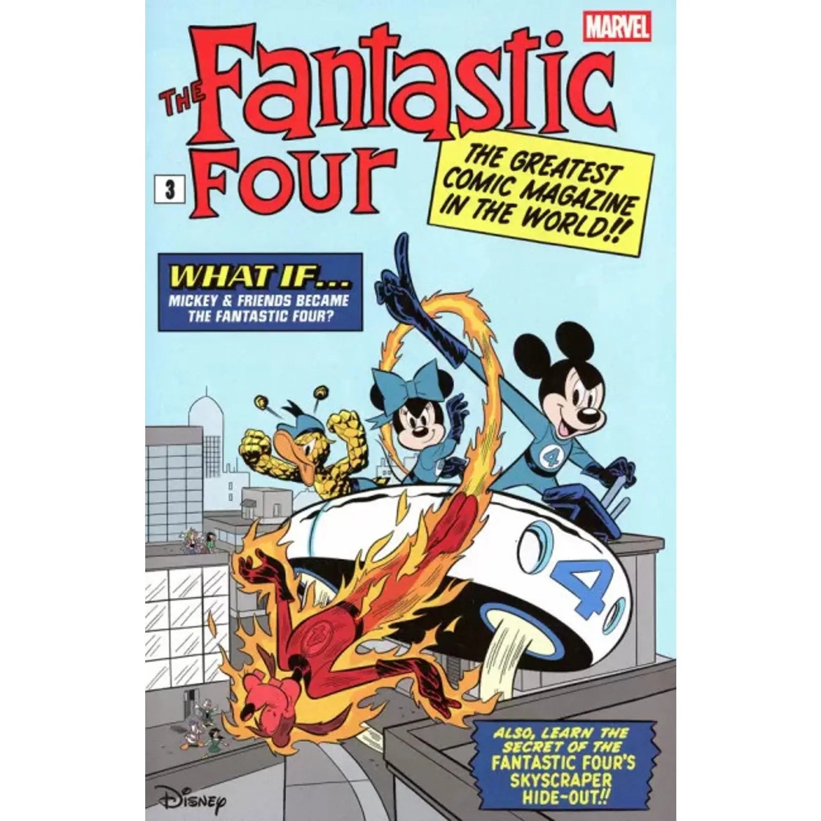 Fantastic Four, Vol. 7 28D Francesco D'Ippolito Disney What If Variant - MOD Shop LLC