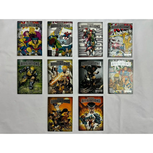 Fleer Ultra Wolverine Complete Team Affiliations Base Set - 10 Cards - MOD Shop LLC