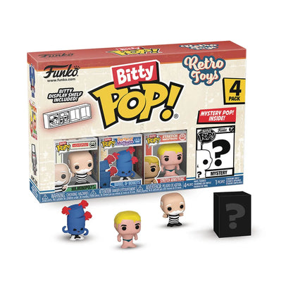 Funko Bitty Pop! - Retro Toys - Mr Monopoly 4 - pack - MOD Shop LLC
