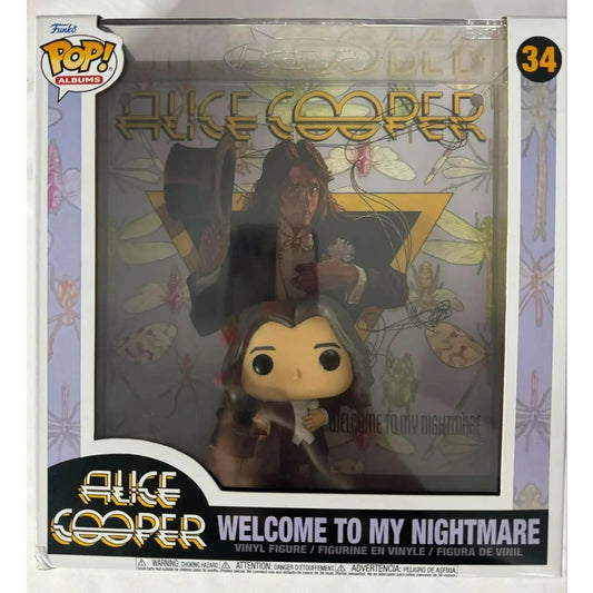 Funko Pop Albums Alice Cooper WELCOME TO MY NIGHTMARE Vinyl Figure #34 - MOD Shop LLC