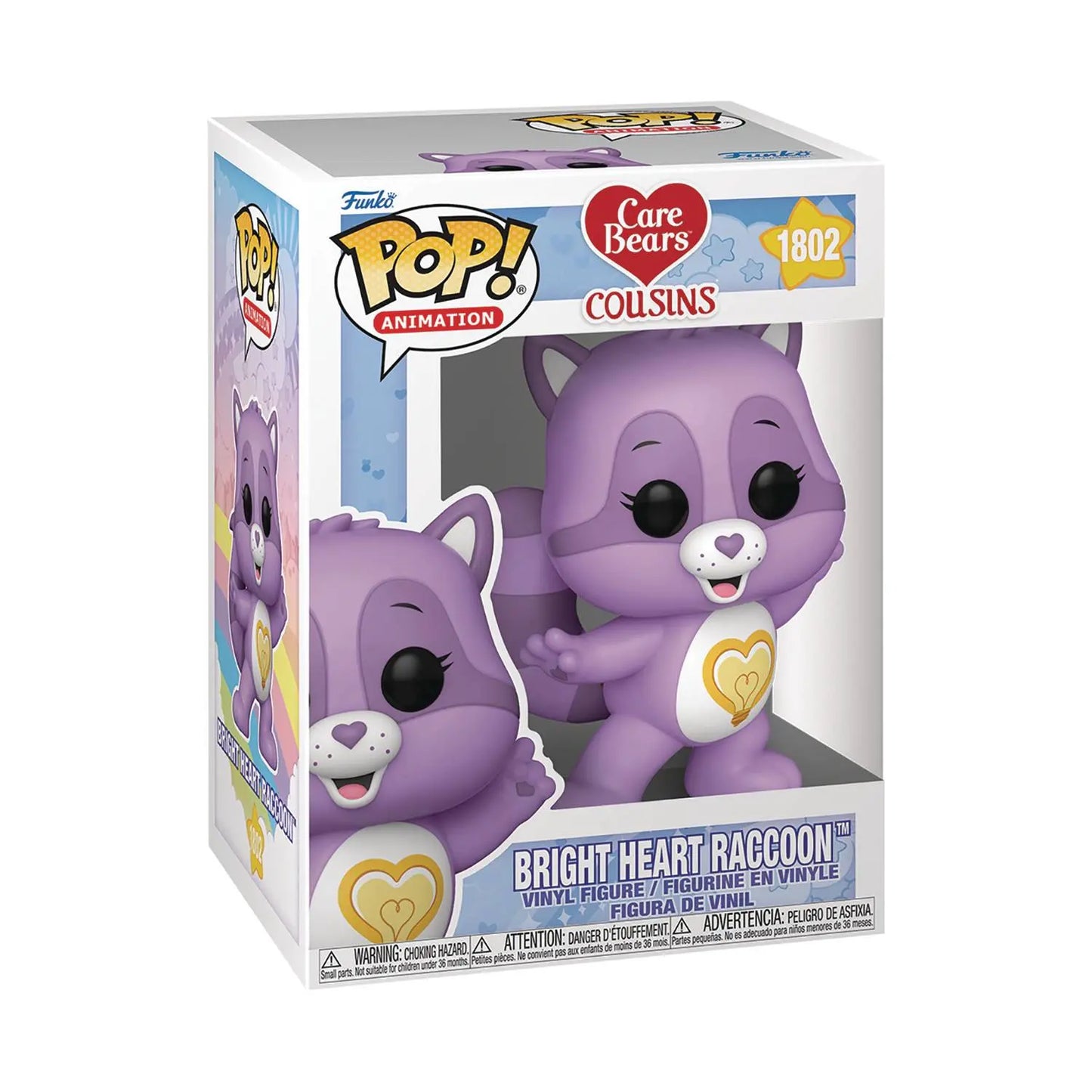 Funko Pop! | Animation | Care Bear Cousins | Bright Heart Raccoon #1802 - MOD Shop LLC
