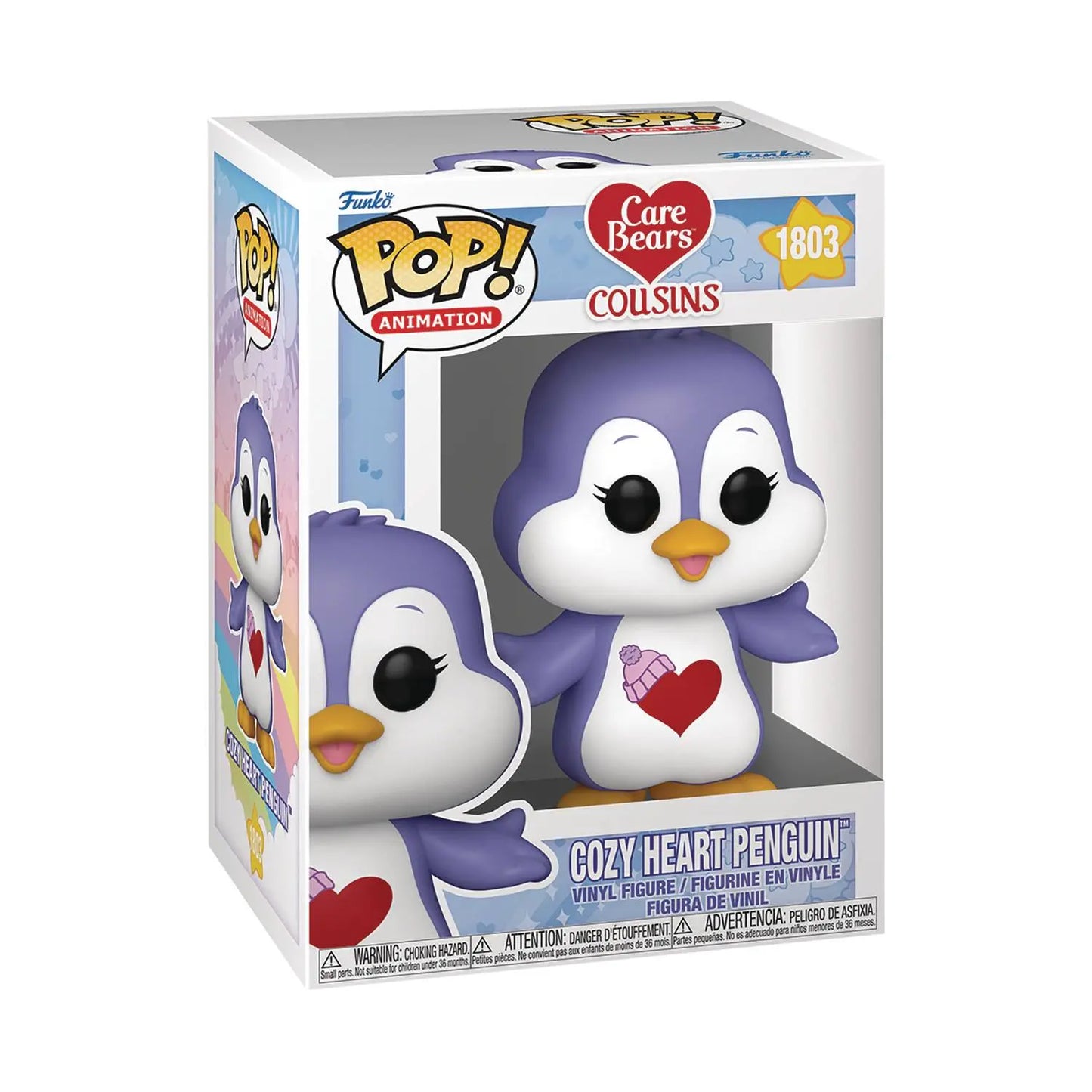 Funko Pop! | Animation | Care Bear Cousins | Cozy Heart Penguin #1803 - MOD Shop LLC