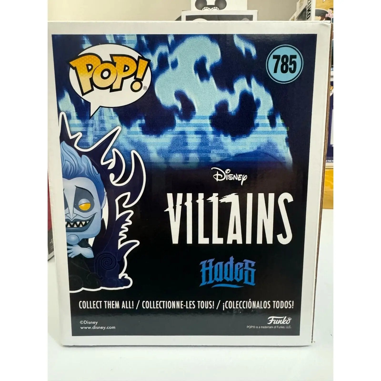 Funko Pop! Deluxe: Disney - Hades on Throne #785 in Protector - MOD Shop LLC