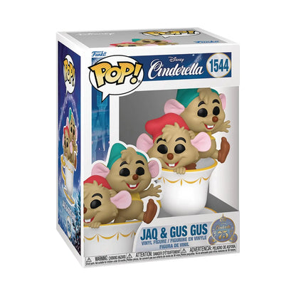 Funko Pop! - Disney - Cinderellas 75th Anniv - Jaq & Gus Gus 1544 - MOD Shop LLC