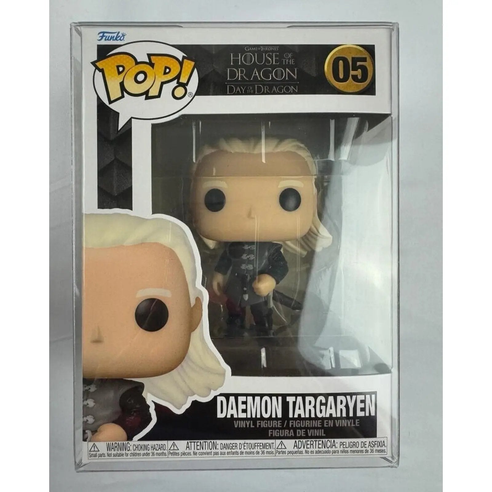 Funko Pop! HotD - Daemon Targaryen #05 in TitanShield Platinum Protector - MOD Shop LLC
