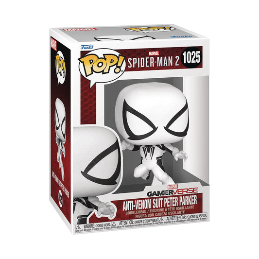 Funko Pop! - Marvel Games - Spider - Man 2 - Anti - Venom Suit Peter Parker 1025 - MOD Shop LLC