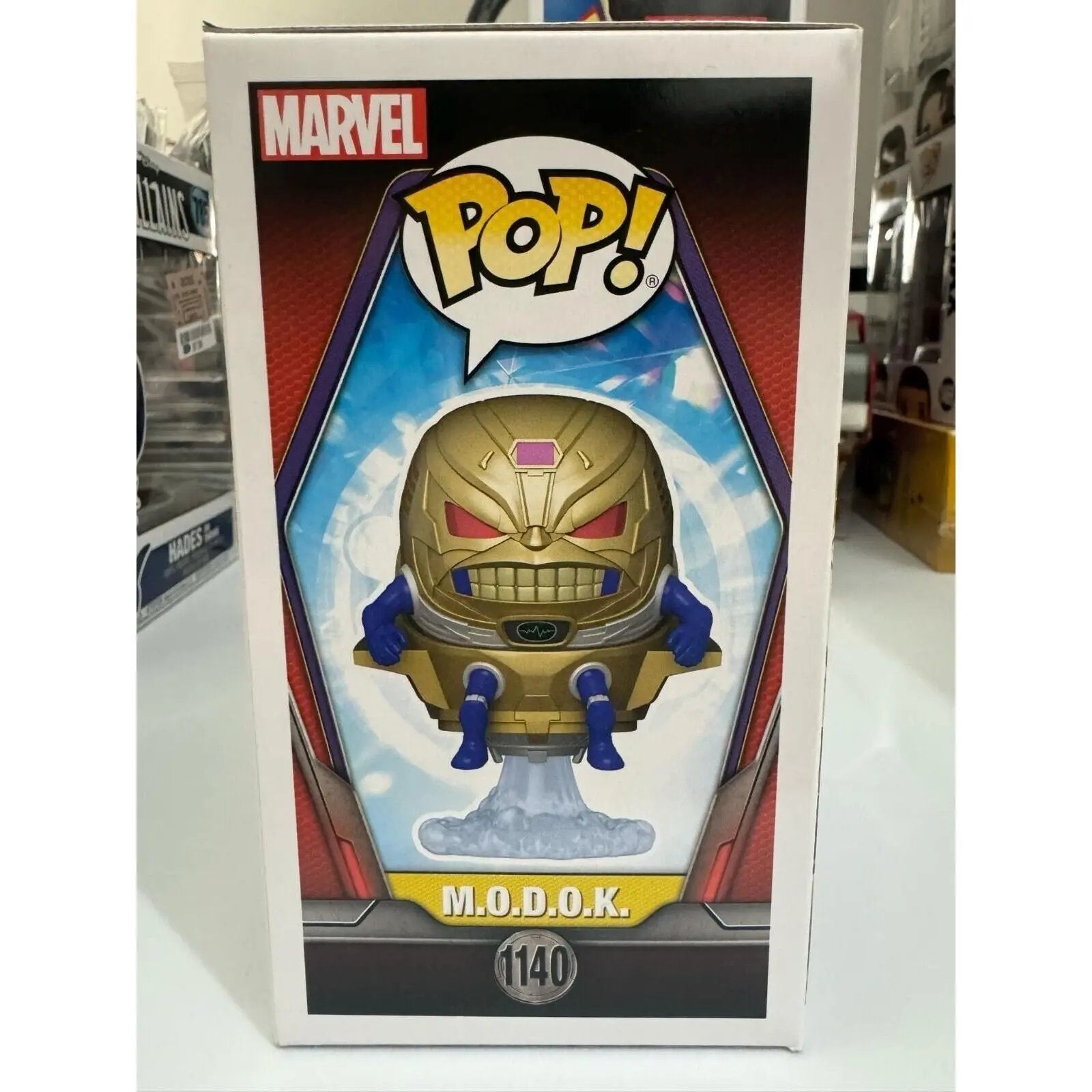 FUNKO POP! MARVEL QUANTUMANIA 1140 MODOK VINYL FIGURE With Protector - MOD Shop LLC