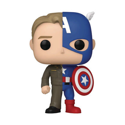 Funko Pop! - Marvel - Split Captain America / Steve Rogers - #1431 - MOD Shop LLC