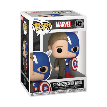 Funko Pop! - Marvel - Split Captain America / Steve Rogers - #1431 - MOD Shop LLC