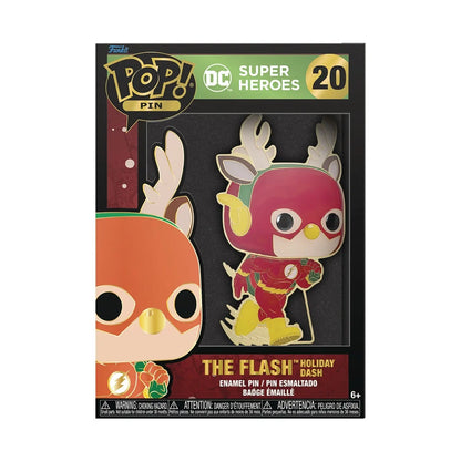 Funko Pop! - Pin - DC - Holiday Flash - MOD Shop LLC