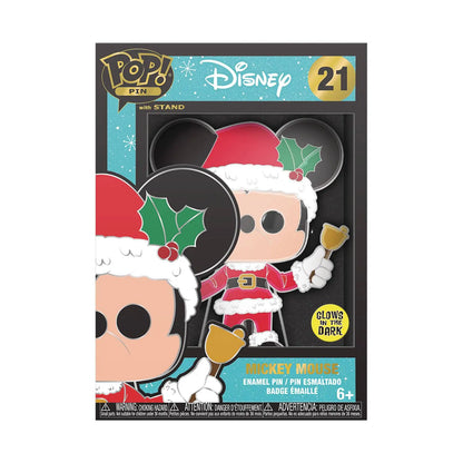 Funko Pop! Pin - Disney - Holiday Mickey #21 - Glow in the Dark - MOD Shop LLC