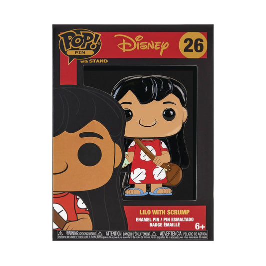 Funko Pop! - Pin - Disney Lilo and Stitch - Lilo with Scrump - MOD Shop LLC