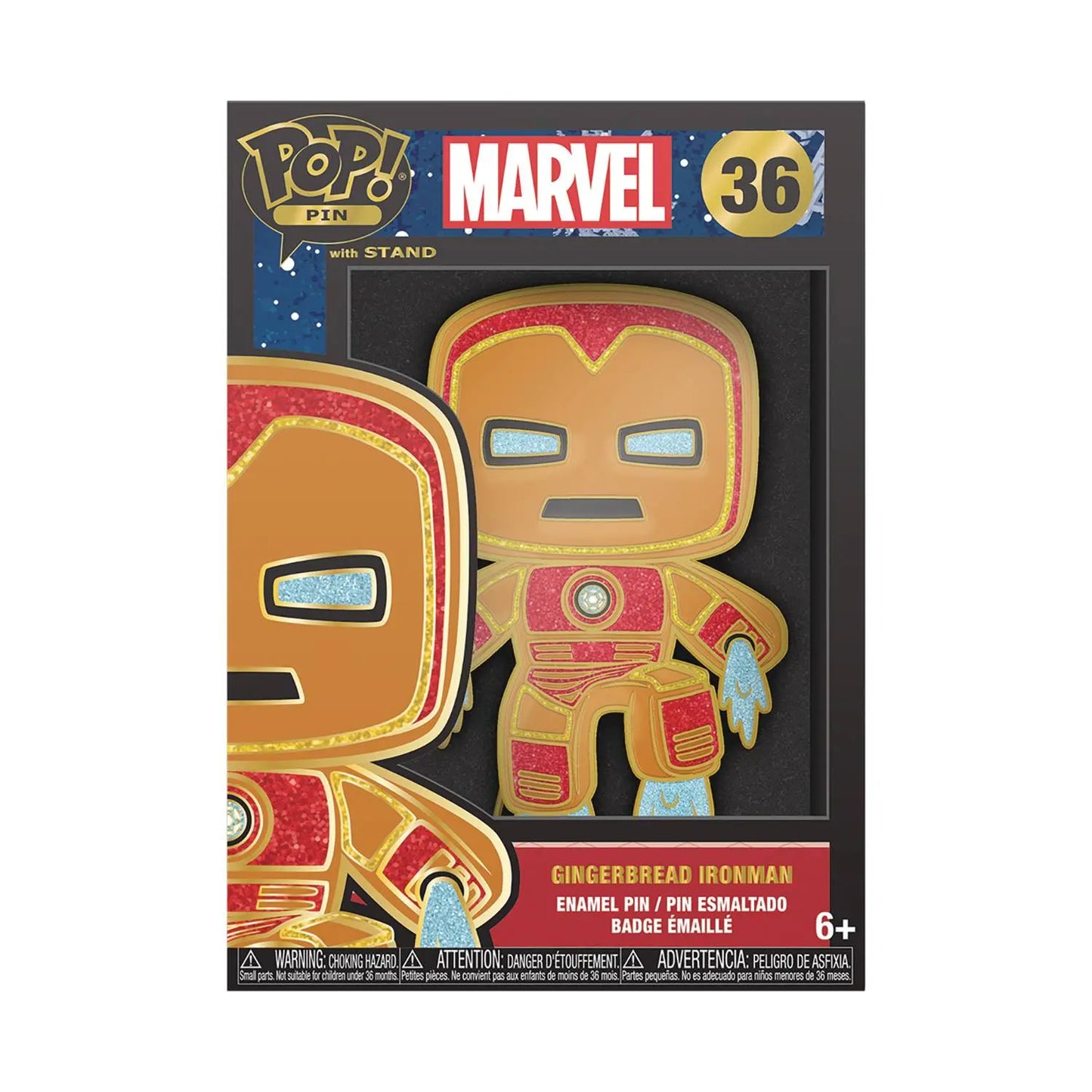 Funko Pop! - Pin - Marvel - Gingerbread Iron Man - MOD Shop LLC