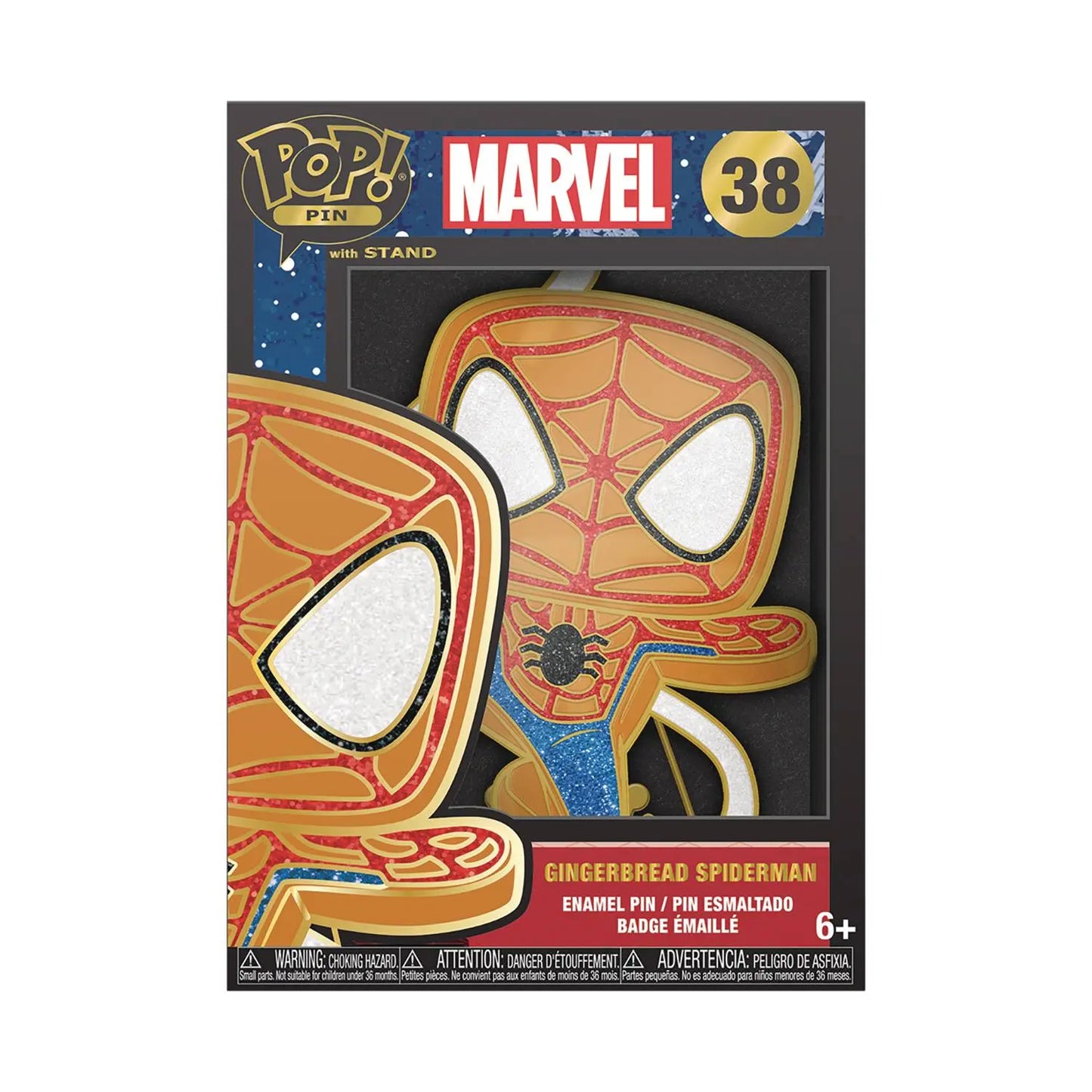 Funko Pop! - Pin - Marvel - Gingerbread Spider - Man - MOD Shop LLC