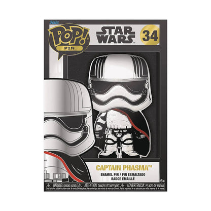 Funko Pop! Pins - Star Wars - Captain Phasma #34 - MOD Shop LLC