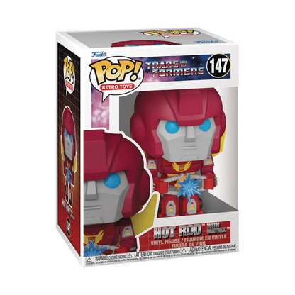Funko Pop! - Retro Toys - Transformers - Hot Rod with Matrix 147 - MOD Shop LLC