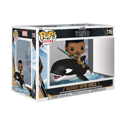 Funko Pop! Ride - Black Panther - Namor with Orca #116 - MOD Shop LLC