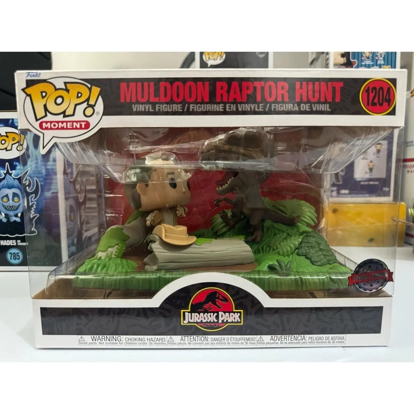 Funko Pop Special Edition Muldoon Raptor Hunt #1204 Jurassic Park - MOD Shop LLC