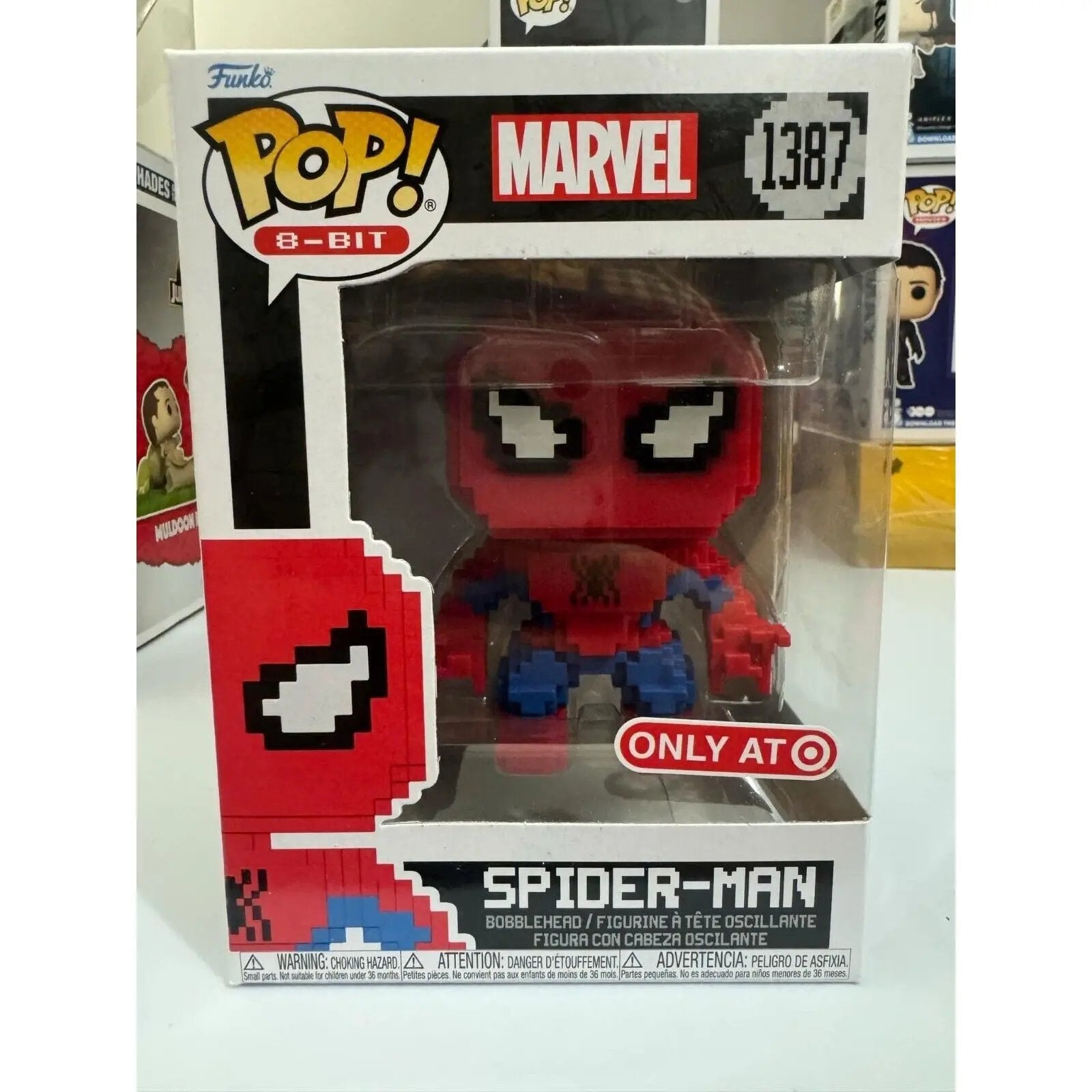 Funko Pop! Spider - Man #1387 - Marvel 8 - Bit Spider - Man - Target Exclusive - NIB - MOD Shop LLC