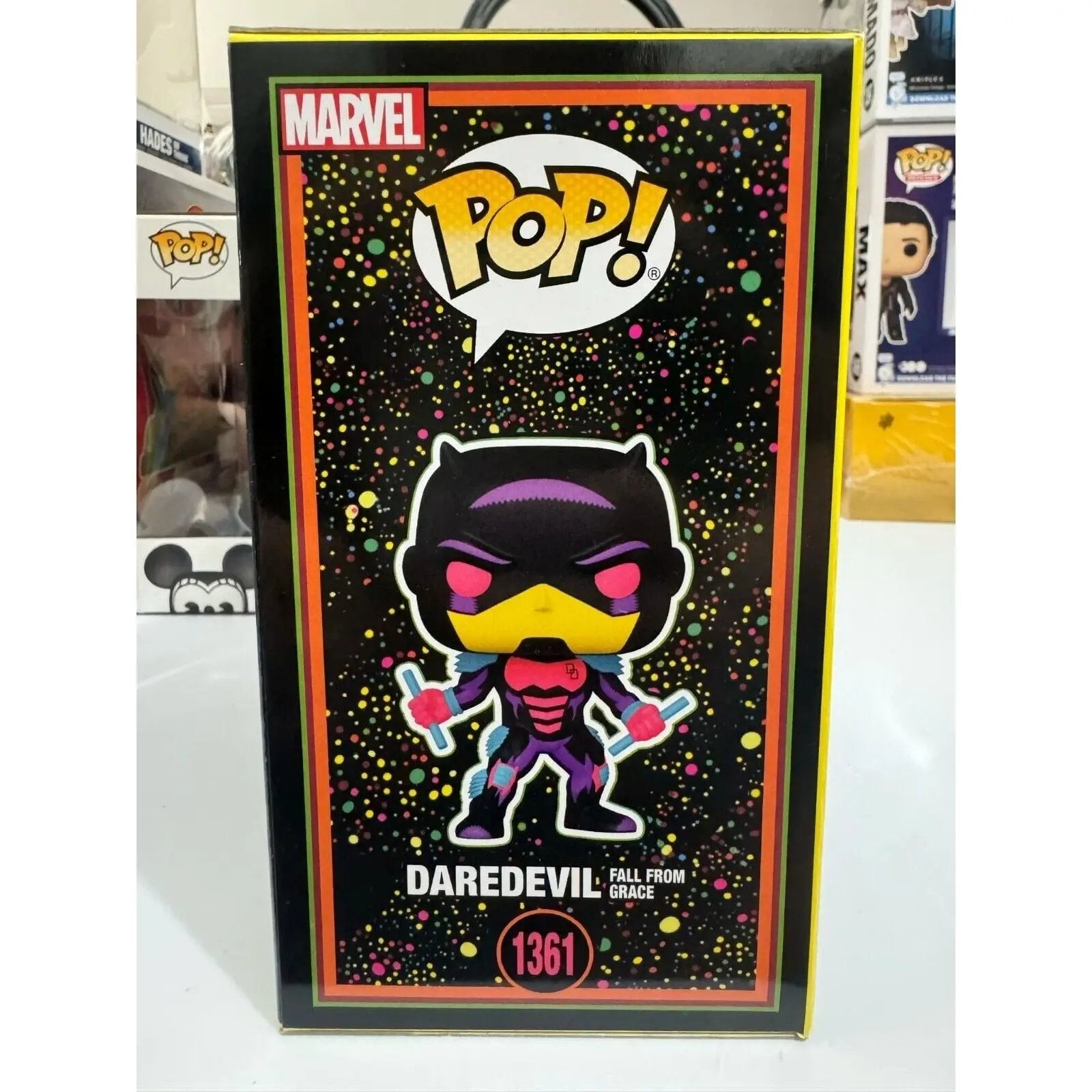 Funko Pop! Vinyl: Marvel - Daredevil Fall From Grace (Black Light) - Target - MOD Shop LLC