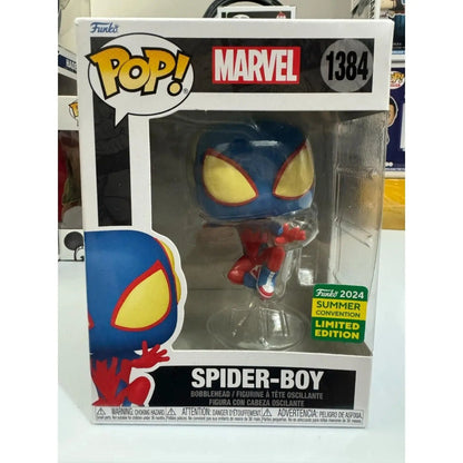 Funko Pop! Vinyl: Marvel - Spider - Boy - Target San Diego Comic Con in Protector - MOD Shop LLC