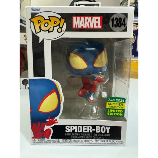 Funko Pop! Vinyl: Marvel - Spider - Boy - Target San Diego Comic Con in Protector - MOD Shop LLC