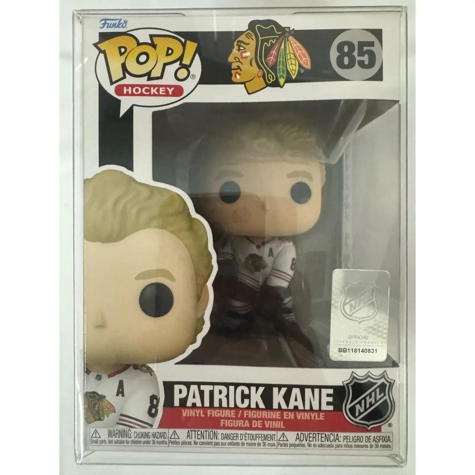 Funko Pop! Vinyl: Patrick Kane #85 in TitanShield Platinum Protector - MOD Shop LLC