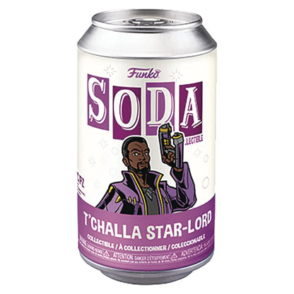 Funko Soda - Marvel - What If? - Star - Lord T'Challa with Chase - MOD Shop LLC