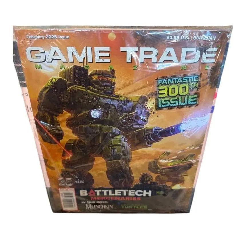 Game Trade Magazine February 2025 Issue 300 - 25 Years Anniversary Cover - MOD Shop LLC