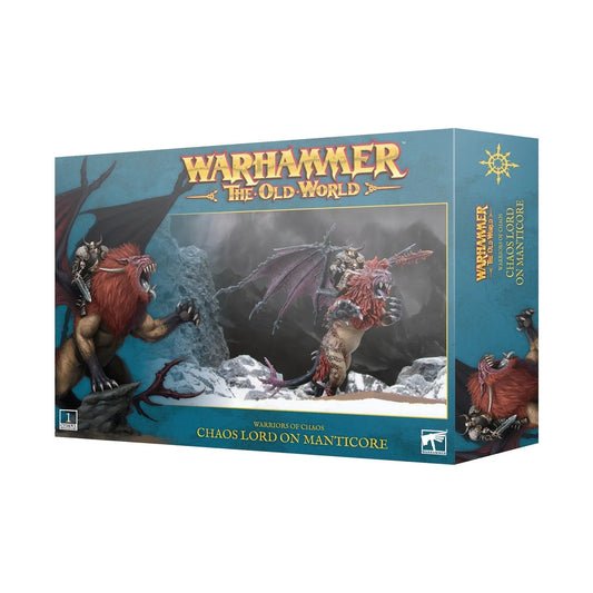 Games Workshop Warhammer: The Old World - Warriors of Chaos Chaos Lord on Manticore - Multipart Plastic Miniature Kit with 62 Components | Fantasy Tabletop Gaming Model for Ages 12+ | Unpainted & Unassembled - MOD Shop LLC